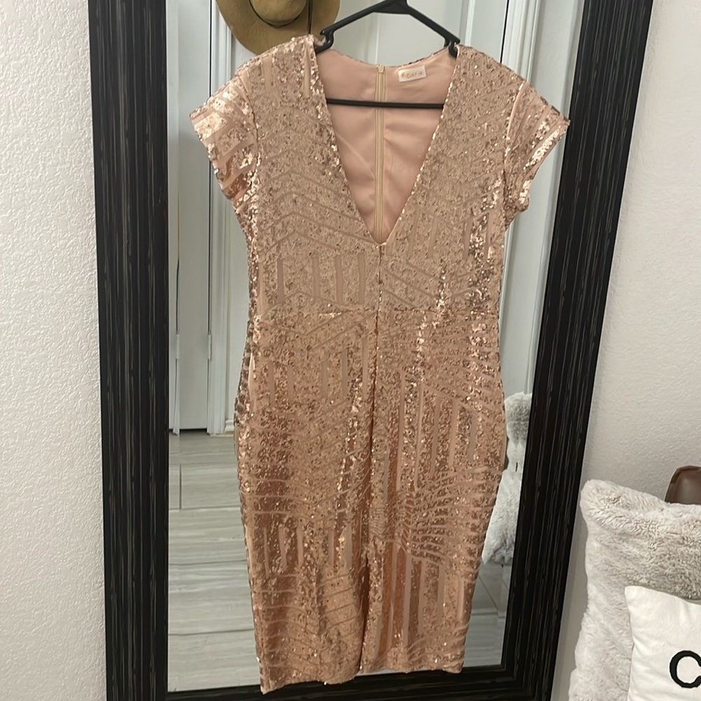 Special occasions Rose Gold Sequence Dress